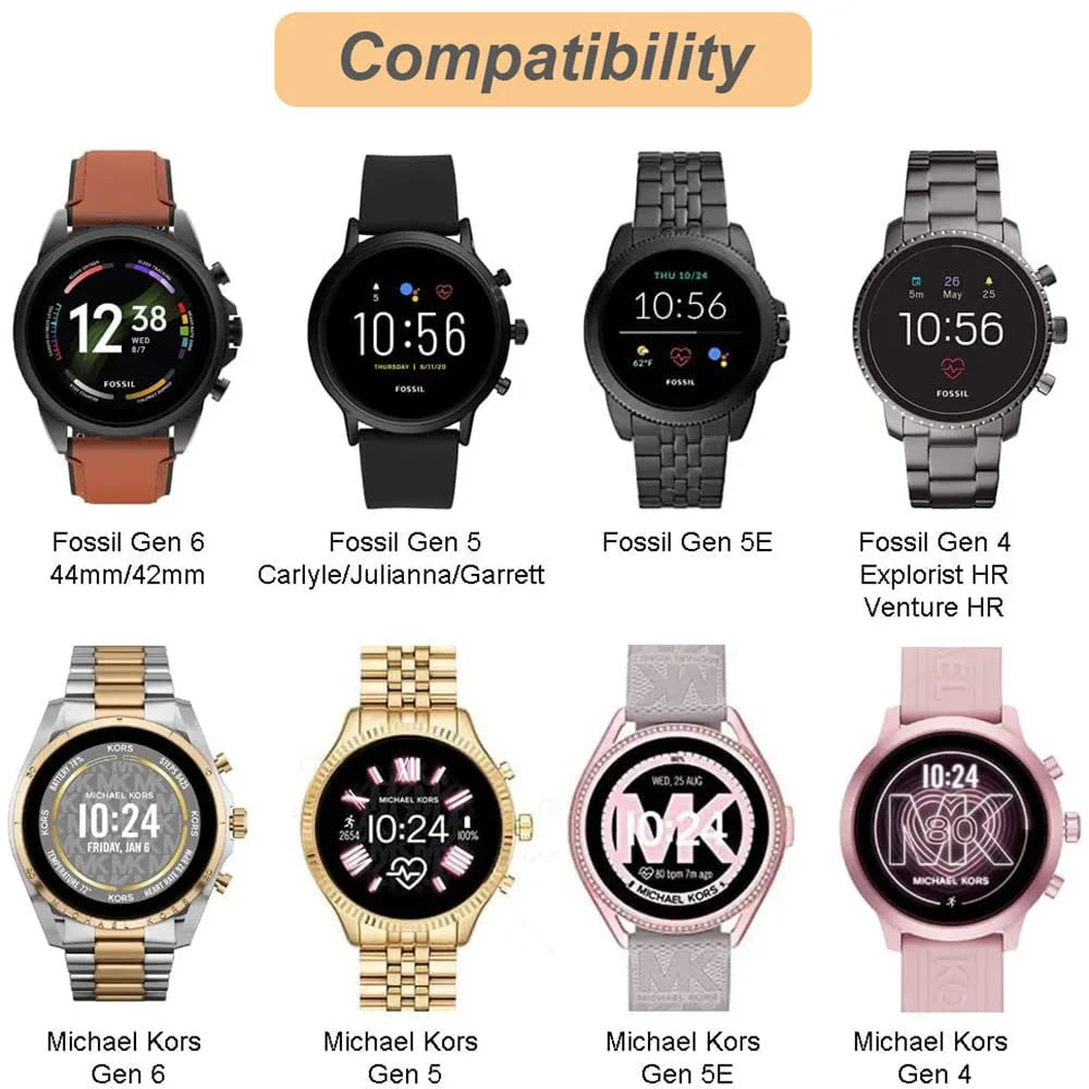 Charger for Fossil Gen 4/ Gen 5/ Gen 5E/ Gen 6 Charging Cable Cord for Gen5 Garrett HR/Carlyle/Julianna Smart Watch Accessories - KHOY