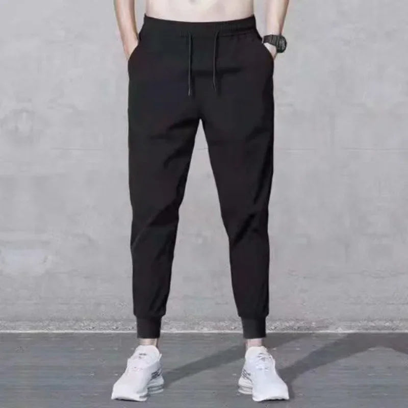 Men's Cargo Pants Work Wear Autumn Khaki Male Trousers Nylon Big Size Cheapest Designer Fashion Emo New in Baggy Long Slacks Y2k - KHOY