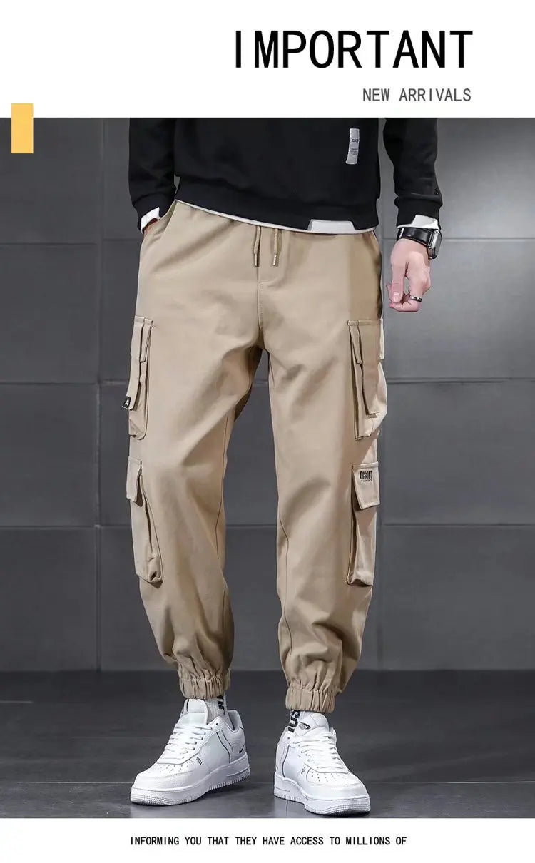 Mens Cargo Pants Military Men Trousers Casual Cotton Tactical Pants Spring Summer Men Big Size Pantalon Militaire Homme - KHOY