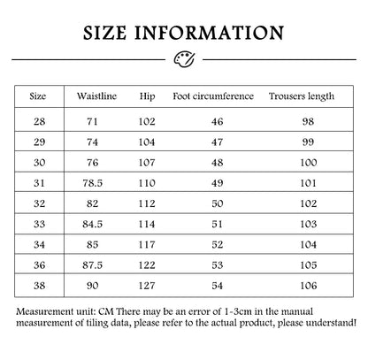 Men's Straight-Leg Jeans, Minimalist for All Seasons, Loose with Drape, Narrow-Wide Leg, Retro Casual Long Pants, Sizes 28-38 - KHOY