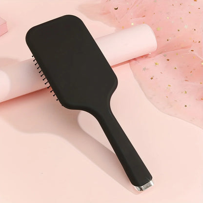Black air cushion comb, hairbrush, paddle shaped hair comb, scalp massage comb, suitable for both men and women - KHOY