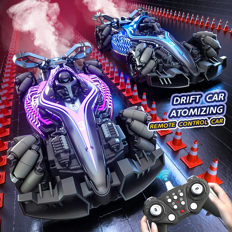 New Drift RC Car Remote Control Car Racing Spray 2.4G High Speed Off Road Competition Vehicle RC Boys Toys for Children Toy Gift - KHOY