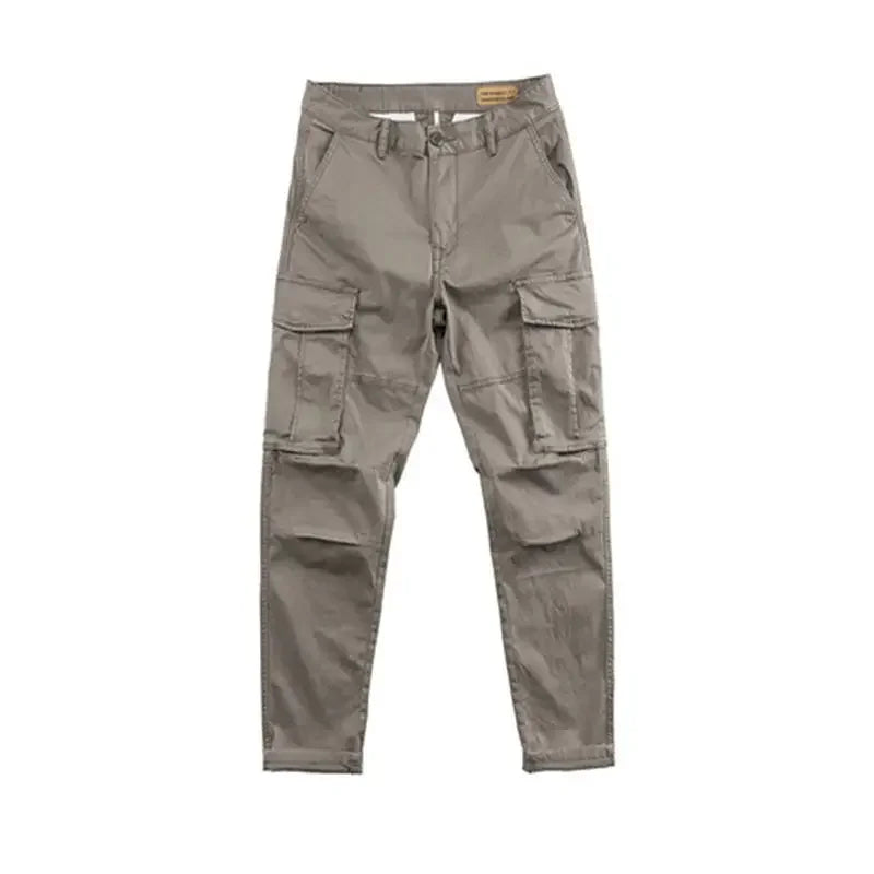 Men's Cargo Pants Work Wear Autumn Khaki Male Trousers Nylon Big Size Cheapest Designer Fashion Emo New in Baggy Long Slacks Y2k - KHOY