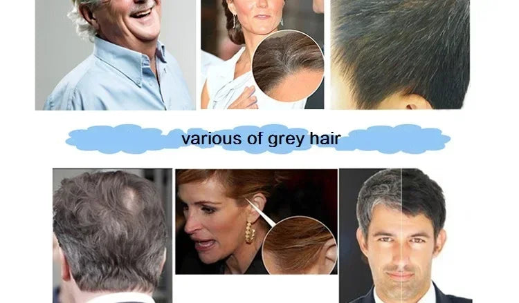 250ml Restoria Discreet Colour Restoring Cream,Grey Hair Treatment Reduce Grey Hair Care - Suitable for Men Women Shampoo - KHOY