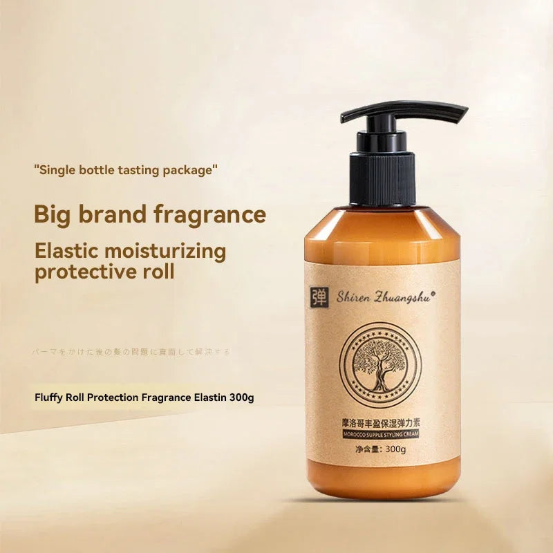 Moisturizing Elastic Long Lasting Styling Cream Curly Hair Elastic Curl Enhancers Repair and Nourish Hair Styling Cream - KHOY