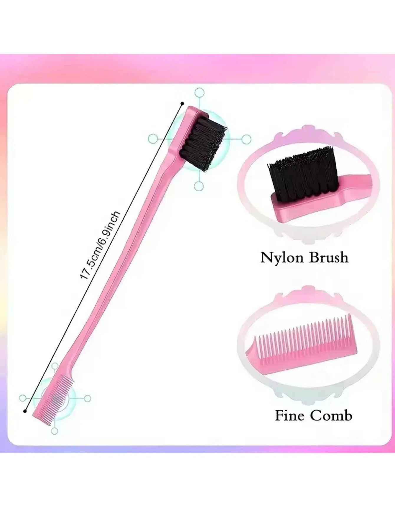 Curly Hair Styling Brush Curl Hair Brush for Combing and Shaping Men's and Women's Curls Reduce Pulling Tools - KHOY
