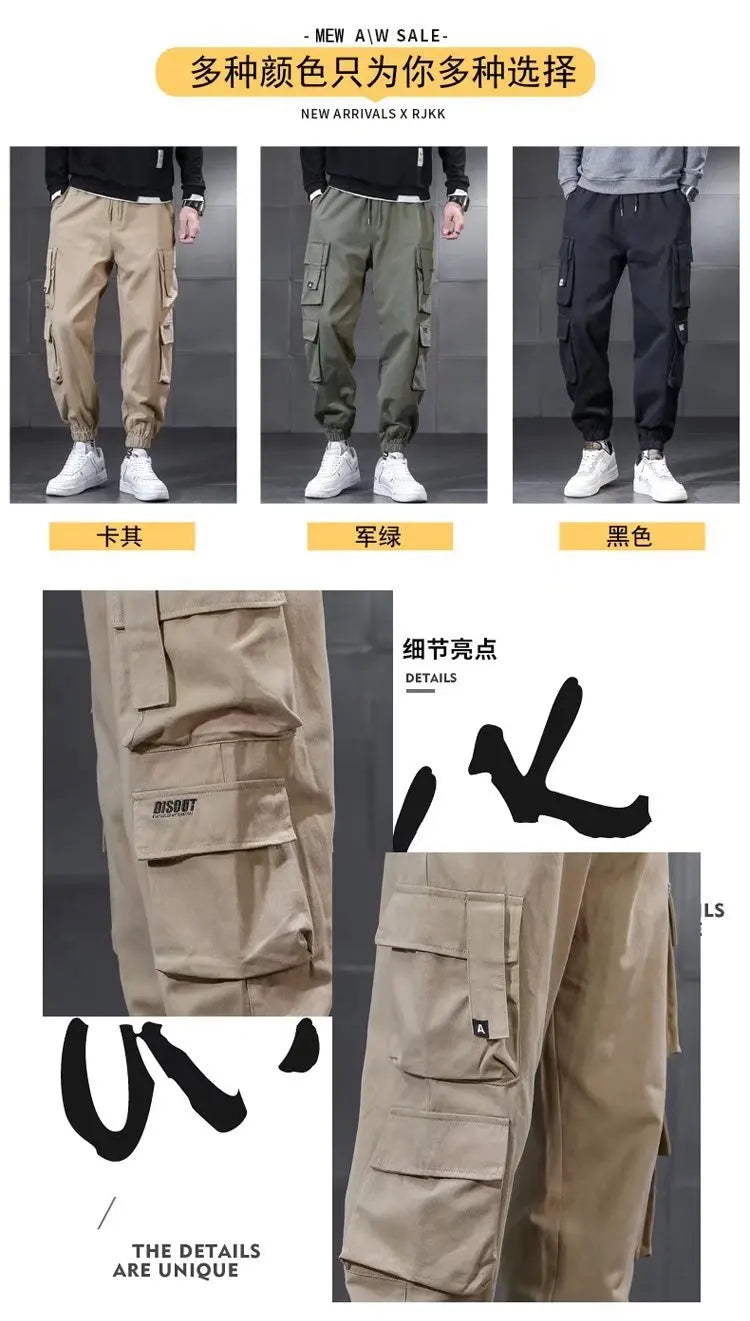 Mens Cargo Pants Military Men Trousers Casual Cotton Tactical Pants Spring Summer Men Big Size Pantalon Militaire Homme - KHOY