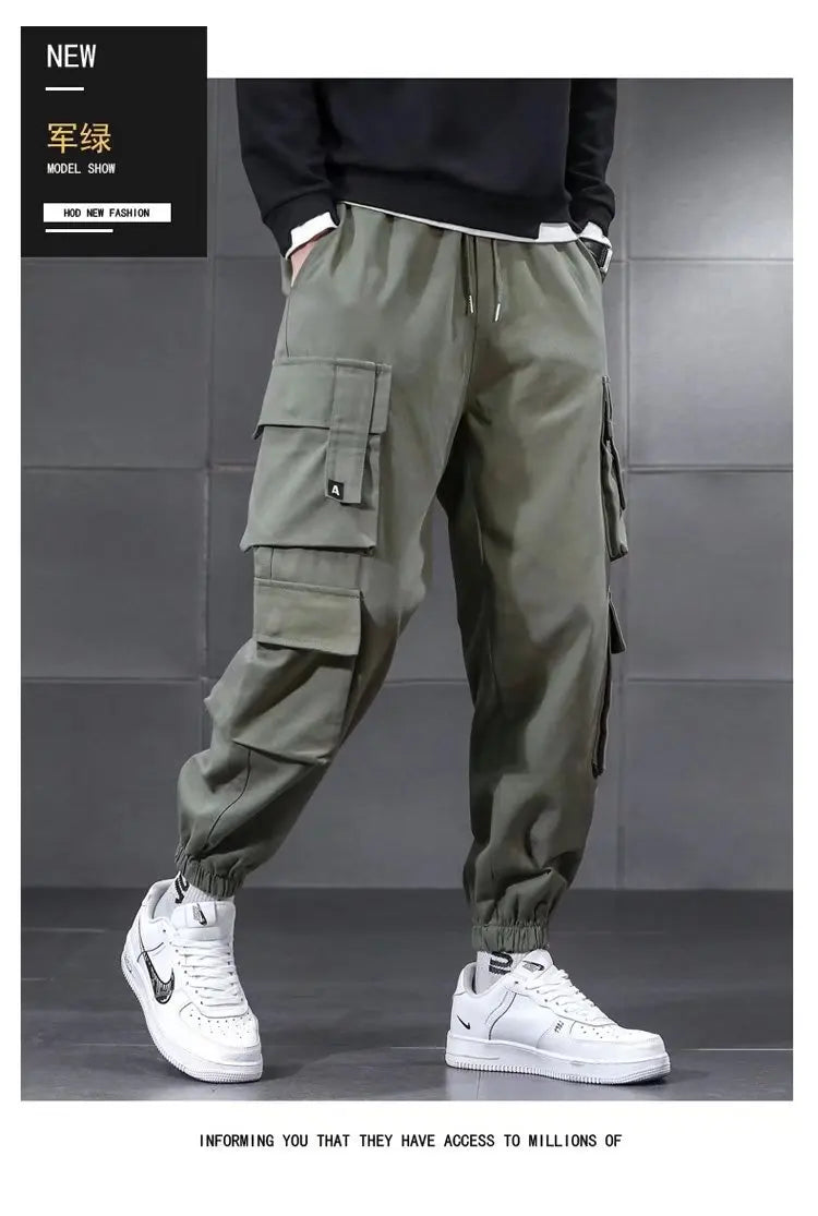 Mens Cargo Pants Military Men Trousers Casual Cotton Tactical Pants Spring Summer Men Big Size Pantalon Militaire Homme - KHOY