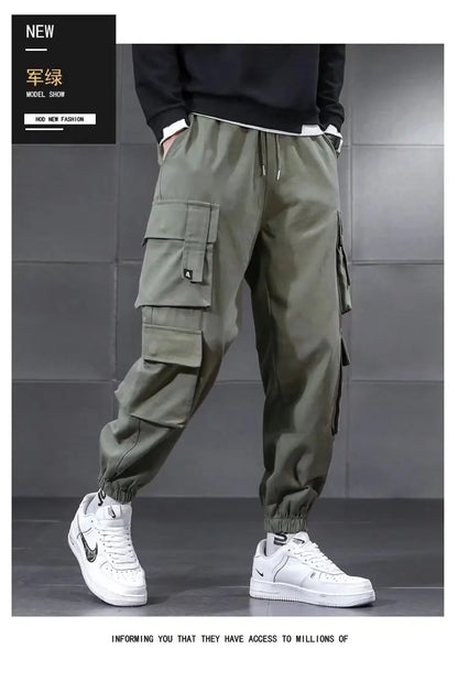 Mens Cargo Pants Military Men Trousers Casual Cotton Tactical Pants Spring Summer Men Big Size Pantalon Militaire Homme - KHOY