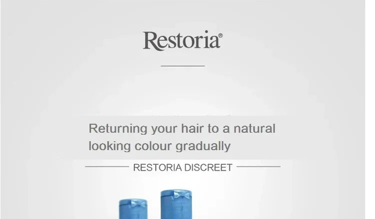 250ml Restoria Discreet Colour Restoring Cream,Grey Hair Treatment Reduce Grey Hair Care - Suitable for Men Women Shampoo - KHOY