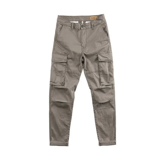 Men's Cargo Pants Work Wear Autumn Khaki Male Trousers Nylon Big Size Cheapest Designer Fashion Emo New in Baggy Long Slacks Y2k - KHOY