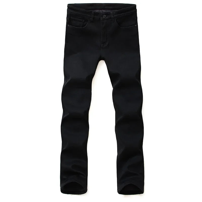 Men Classic Advanced Fashion Brand Jeans Jean Homme Man Soft Stretch Black Biker Masculino Denim Trousers Mens Pants Overalls - KHOY