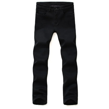 Men Classic Advanced Fashion Brand Jeans Jean Homme Man Soft Stretch Black Biker Masculino Denim Trousers Mens Pants Overalls - KHOY