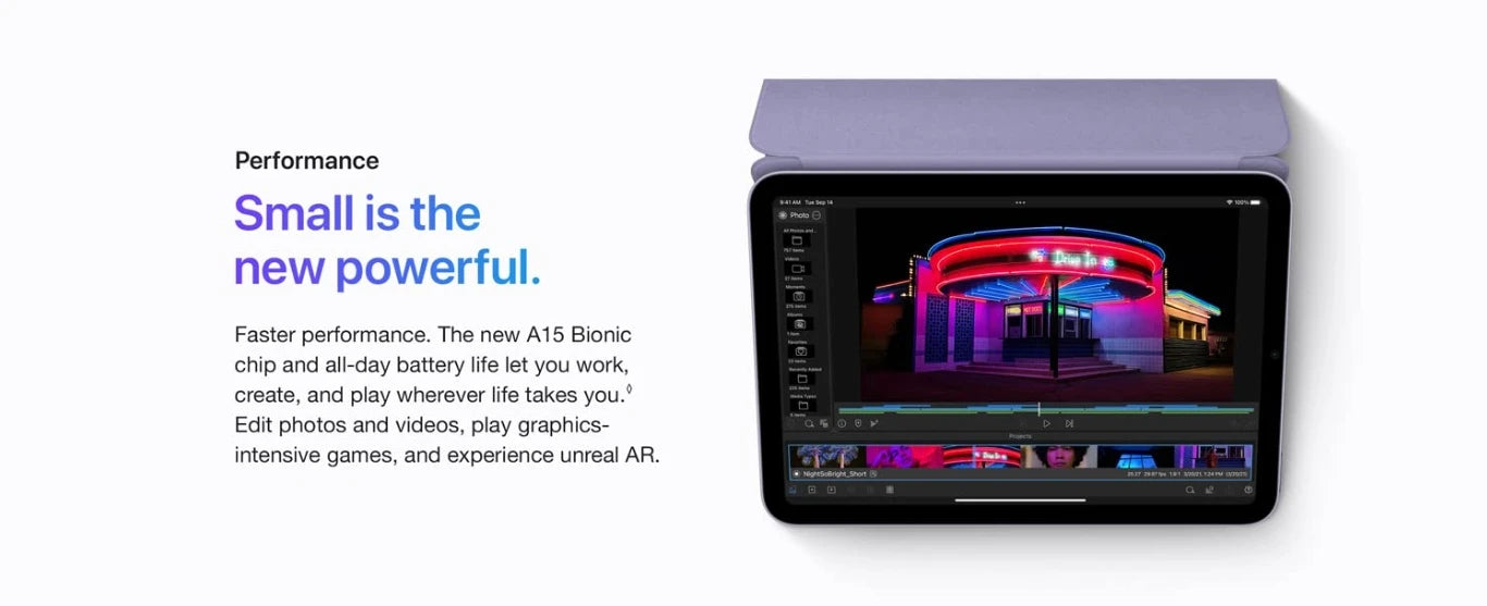 2021 IPad Mini 6 A15 8.3Inch 64G/128G/256G WiFi Cellular Touch ID,Original 6-core CPU 5-core GPU 16-core Neural Engine - KHOY