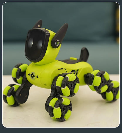 Remote control car Small Eight Wheel Gesture Sensing Multi functional Voice Interaction RC Stunt Machine Dog Q200 Children Toys - KHOY