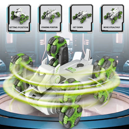 RC Stunt Dog Remote Control Robot Intelligent Stunt Mechanical Spray Dog Mode Music 360 Degree Rotation Drift Pet Kid Toy Gifts - KHOY