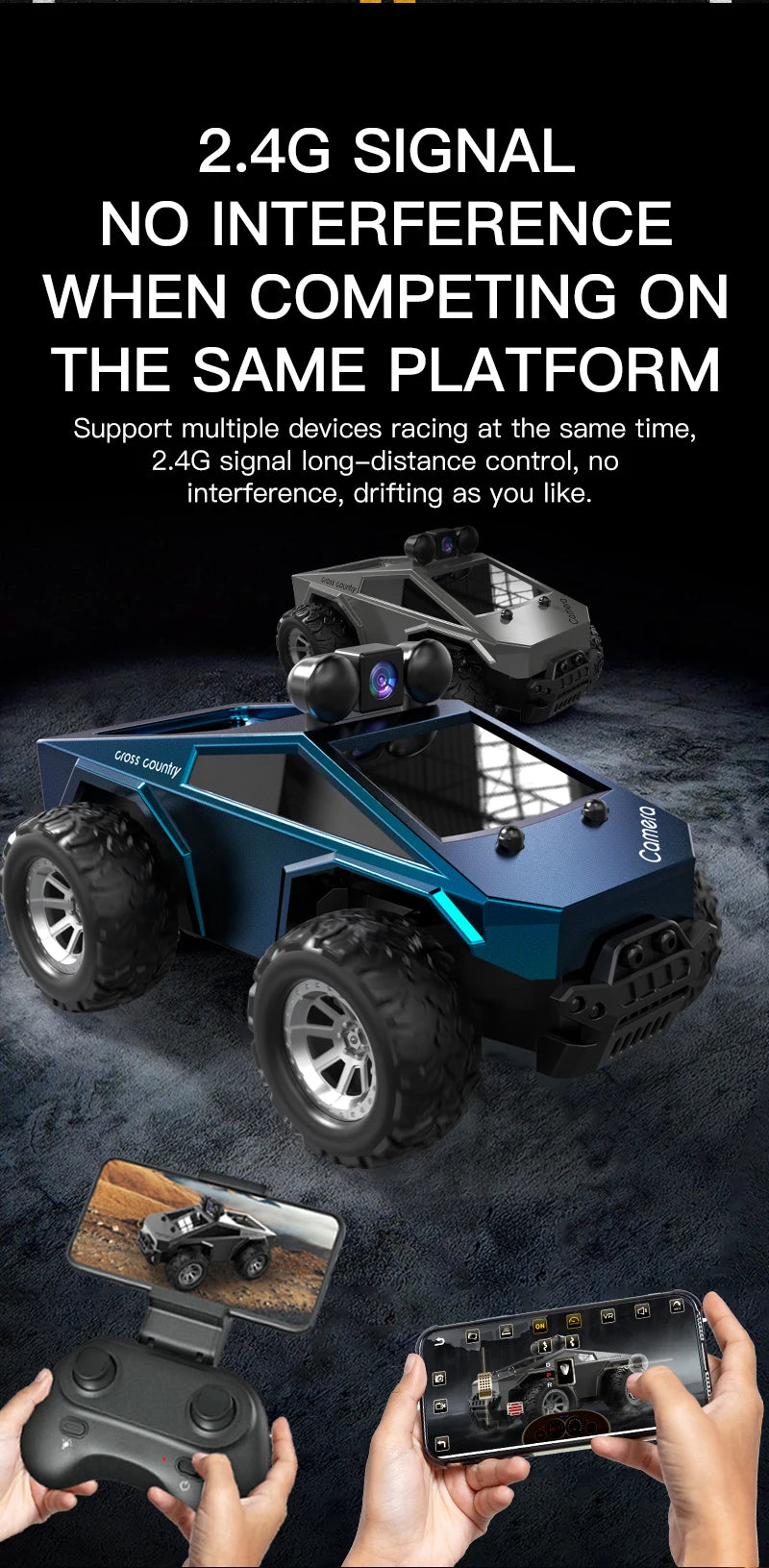 NEW KF29 With HD Camera Can Take Pictures And videos Rc car fpv Remote Conversation and Shooting Wireless Camera RC Car Toy Gift - KHOY