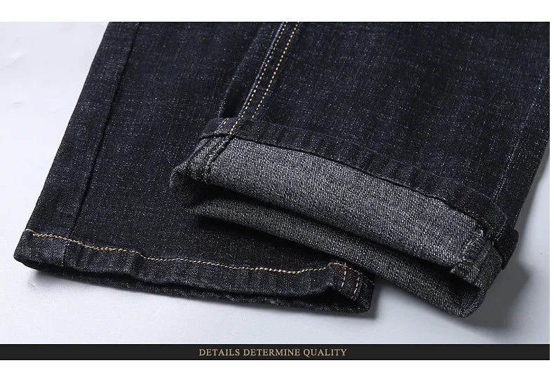 New Men Classic Jeans Jean Homme Pantalones Hombre Men Mannen Soft Black Biker Masculino Denim Overalls Mens Pants Size 32-38 - KHOY