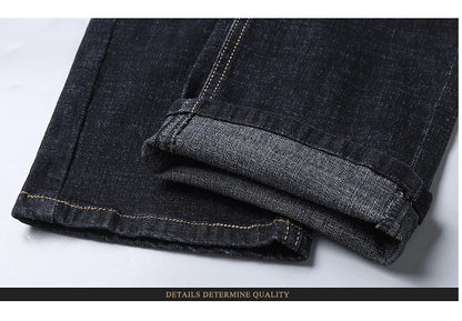 New Men Classic Jeans Jean Homme Pantalones Hombre Men Mannen Soft Black Biker Masculino Denim Overalls Mens Pants Size 32-38 - KHOY