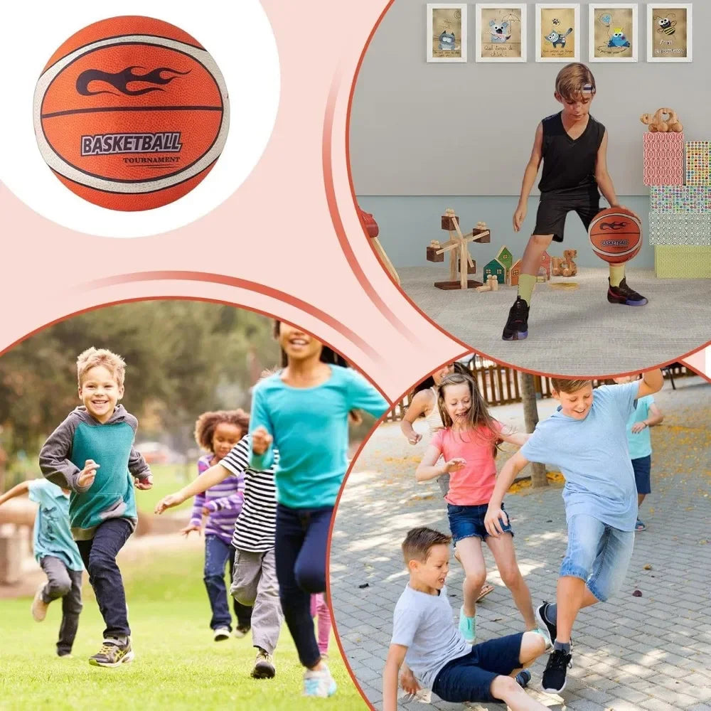 Silent Basketball - Silent Indoor Basketball, Mute Basketball | Low Noise Indoor Training Ball, Highly Elastic Practice Ball, - KHOY