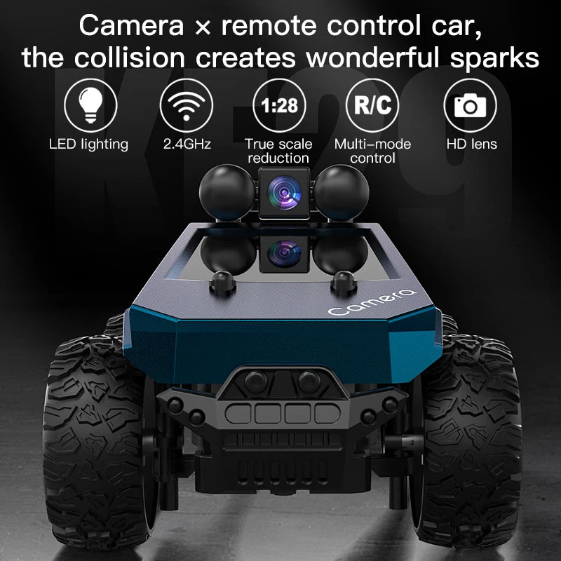 NEW KF29 With HD Camera Can Take Pictures And videos Rc car fpv Remote Conversation and Shooting Wireless Camera RC Car Toy Gift - KHOY