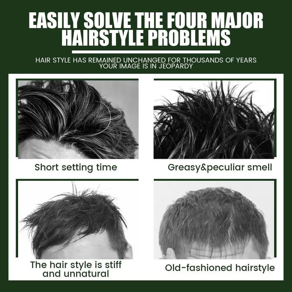 100ml Hair Clay Long-lasting Hair Cream for Men Hair Long-lasting Strong Modeling Hold Low Shine Hair Styling Wax 2 Color N EWW - KHOY