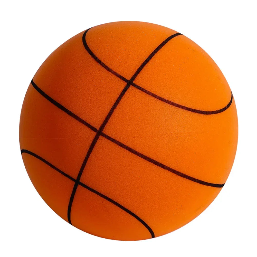 Kids Indoor Silent Basketball Ball 21/18cm High-Resilience Foam Silent Basketball Lightweight Small Basketball Basket Sports Toy - KHOY