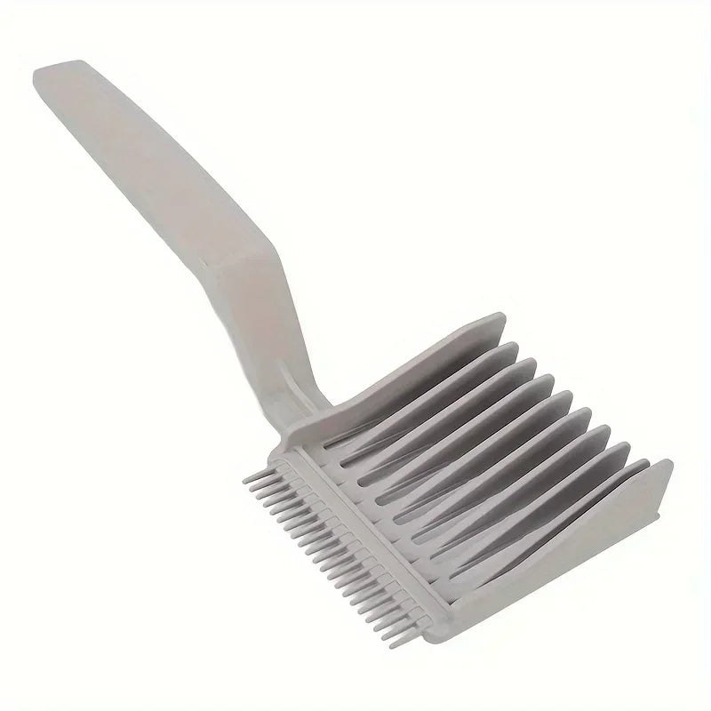 1pc Hair styling positioning comb, men's long handled home hair styling comb, hair salon comb - KHOY