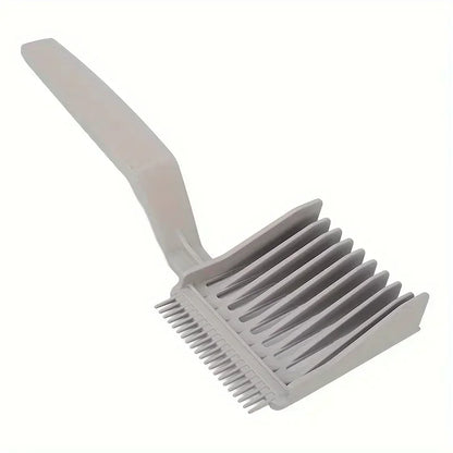1pc Hair styling positioning comb, men's long handled home hair styling comb, hair salon comb - KHOY
