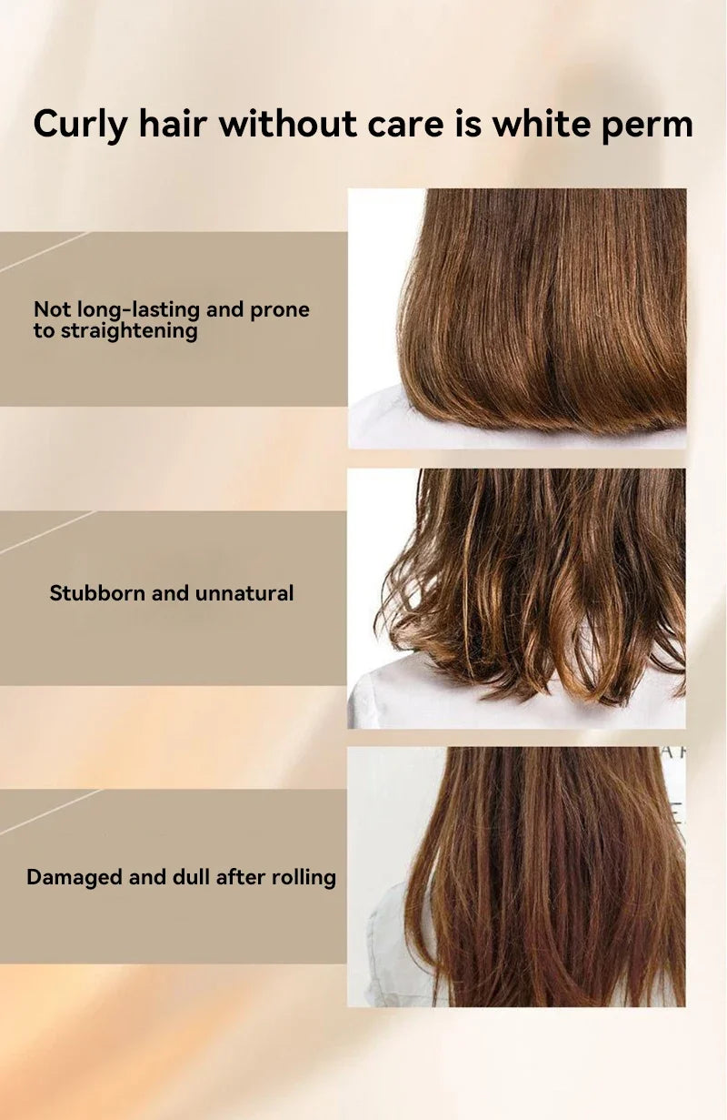Moisturizing Elastic Long Lasting Styling Cream Curly Hair Elastic Curl Enhancers Repair and Nourish Hair Styling Cream - KHOY