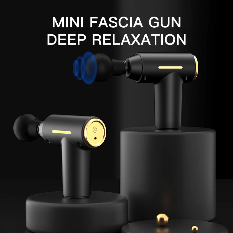 Portable Fascia Gun Deep Tissue Massage Mini Lightweight and Adjustable Speed Massage Equipment Suitable for The Whole Body - KHOY