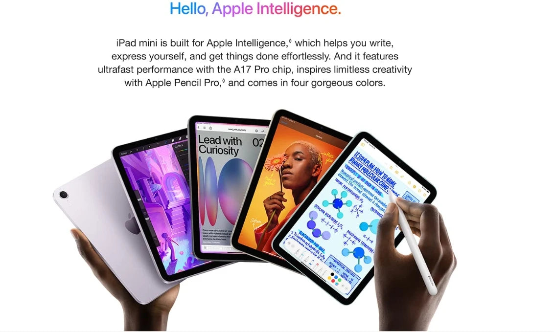 IPad Mini 7 A17 Pro 8.3Inch 128G/256G/512G WiFi Cellular Touch ID,eSIM, Original 6-core CPU 5-core GPU 16-core Neural Engine. - KHOY