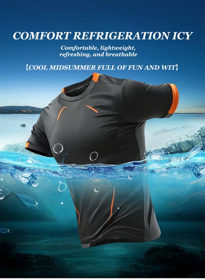 Men New Compression Shirt Men Fitness Gym Super Hero Sport Running T-Shirt Fitness Training Breathable Quick Dry Short Sleeve - KHOY