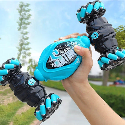 New 4WD RC Car Climbing Stunt LED Electric Cars Gesture Induction Deformation Twist Remote Controlled Car Electronic Toys Gifts - KHOY