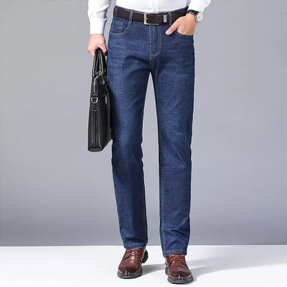 New Men Classic Jeans Jean Homme Pantalones Hombre Men Mannen Soft Black Biker Masculino Denim Overalls Mens Pants Size 32-38 - KHOY