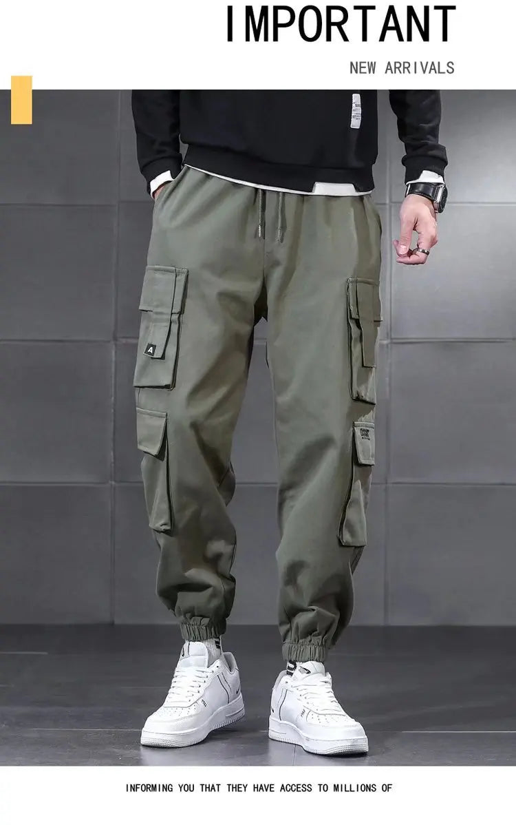 Mens Cargo Pants Military Men Trousers Casual Cotton Tactical Pants Spring Summer Men Big Size Pantalon Militaire Homme - KHOY