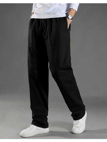 Men's Cargo Pants Summer 100% Cotton Work Wear New in Large Size 6XL Casual Climbing Joggers Sweatpants Hombre Autumn Trousers - KHOY