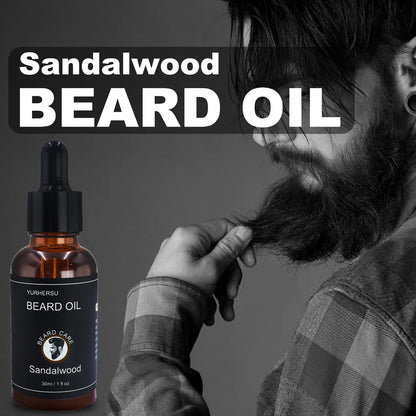 Exquisite lifestyle, starting from beard: 7-piece beard set for comprehensive care - KHOY