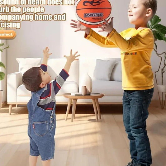 Silent Basketball - Silent Indoor Basketball, Mute Basketball | Low Noise Indoor Training Ball, Highly Elastic Practice Ball, - KHOY