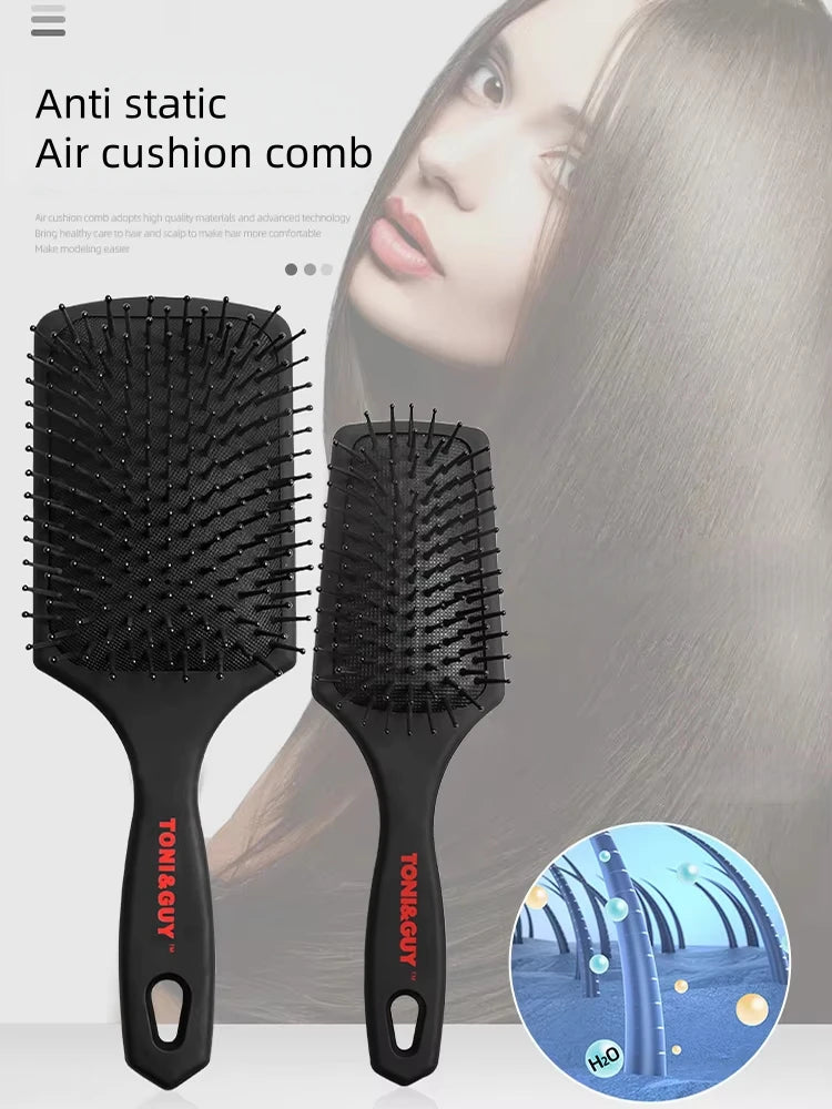 Professional Salon Air Hairdressing Cushion Comb Barbershop Anti-Static Hair Brush Massage Home Diy Curly Styling Tools - KHOY