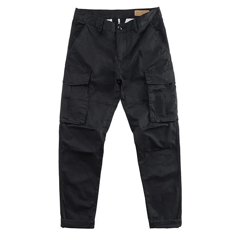 Men's Cargo Pants Work Wear Autumn Khaki Male Trousers Nylon Big Size Cheapest Designer Fashion Emo New in Baggy Long Slacks Y2k - KHOY