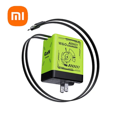 Xiaomi GaN120W Ultra Fast Charger With Retractable Type-C Lightning Cable Fast Charging Adapter For iPhone16 iPad Samsung Huawei - KHOY