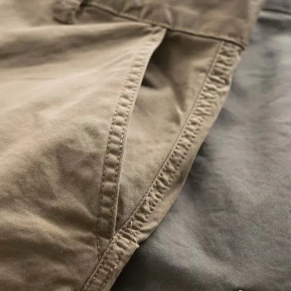 Men's Cargo Pants Work Wear Autumn Khaki Male Trousers Nylon Big Size Cheapest Designer Fashion Emo New in Baggy Long Slacks Y2k - KHOY
