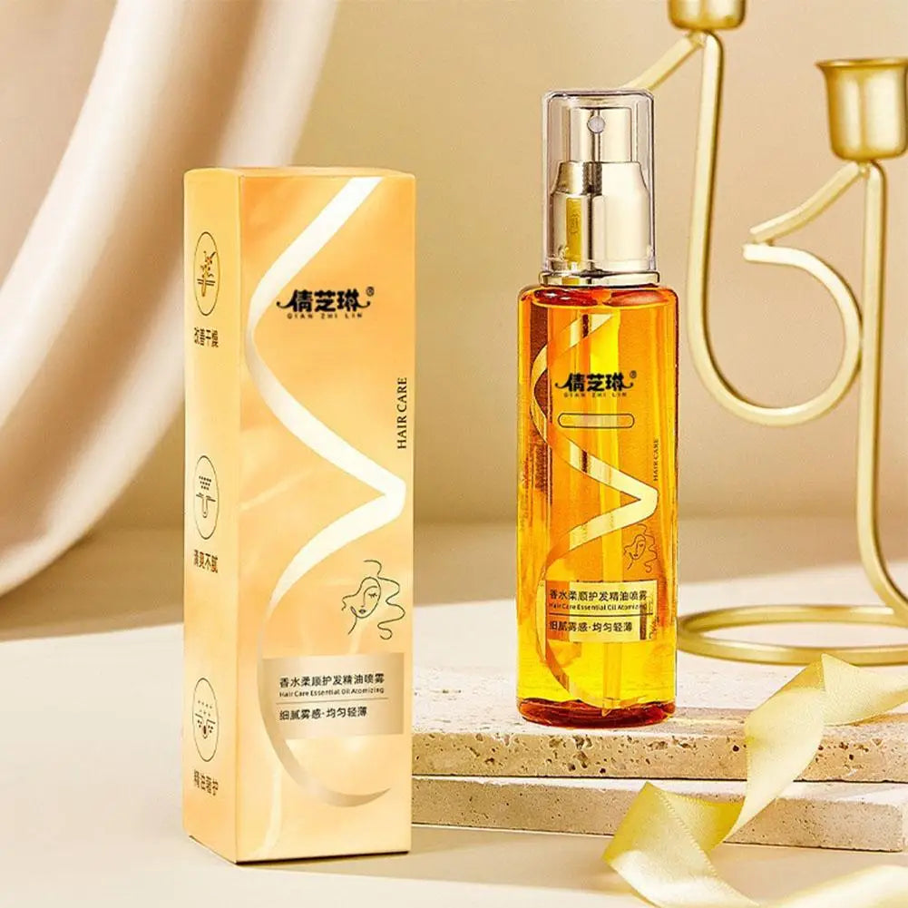 Hair Oil Spray Scented Nourishing Conditioning Oil Deeply Moisturizing Hair Curly Sheen Spray Gift Women