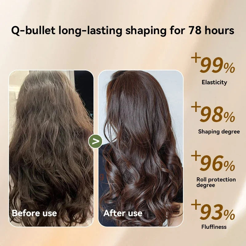 Moisturizing Elastic Long Lasting Styling Cream Curly Hair Elastic Curl Enhancers Repair and Nourish Hair Styling Cream - KHOY