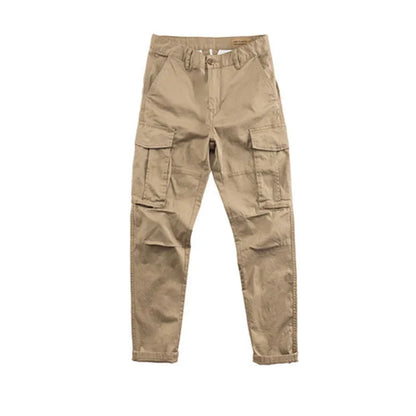 Men's Cargo Pants Work Wear Autumn Khaki Male Trousers Nylon Big Size Cheapest Designer Fashion Emo New in Baggy Long Slacks Y2k - KHOY