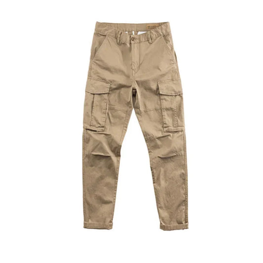 Men's Cargo Pants Work Wear Autumn Khaki Male Trousers Nylon Big Size Cheapest Designer Fashion Emo New in Baggy Long Slacks Y2k - KHOY