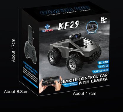 NEW KF29 With HD Camera Can Take Pictures And videos Rc car fpv Remote Conversation and Shooting Wireless Camera RC Car Toy Gift - KHOY