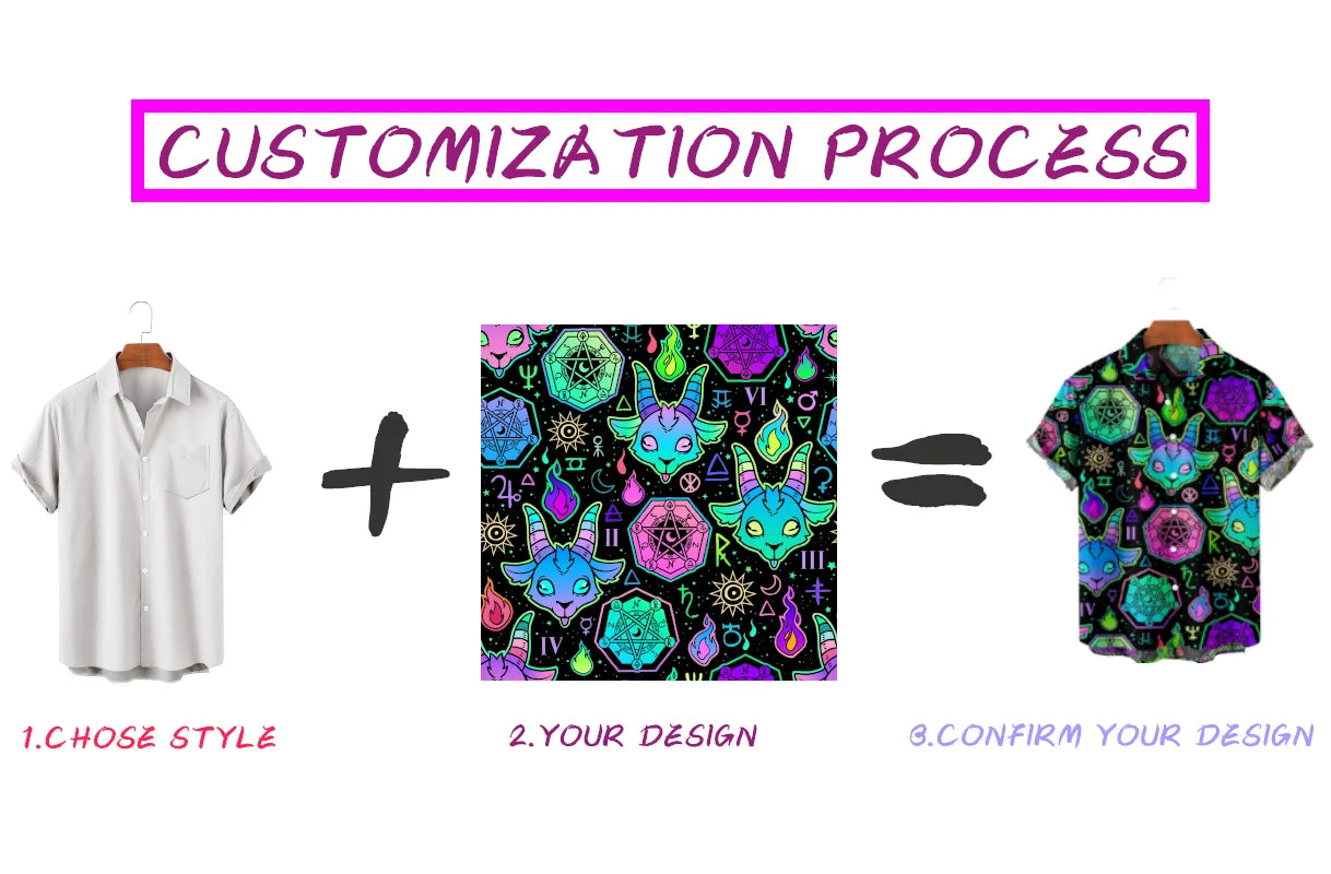 Hawaiian Shirt For Men/Women Summer Mens Retro Spaceships Print Y2k Streetwear T-Shirt Short Sleeve Oversized Shirt - KHOY