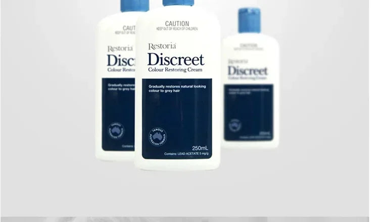 250ml Restoria Discreet Colour Restoring Cream,Grey Hair Treatment Reduce Grey Hair Care - Suitable for Men Women Shampoo - KHOY